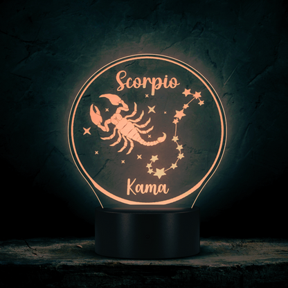 Personalized Scorpio Light Scorpio Gift Ideas