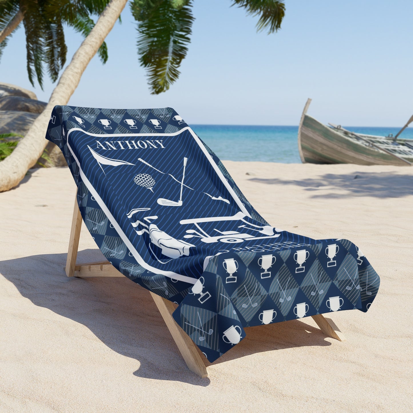 Custom Golf Beach Towel