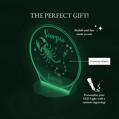 Personalized Scorpio Light Scorpio Gift Ideas