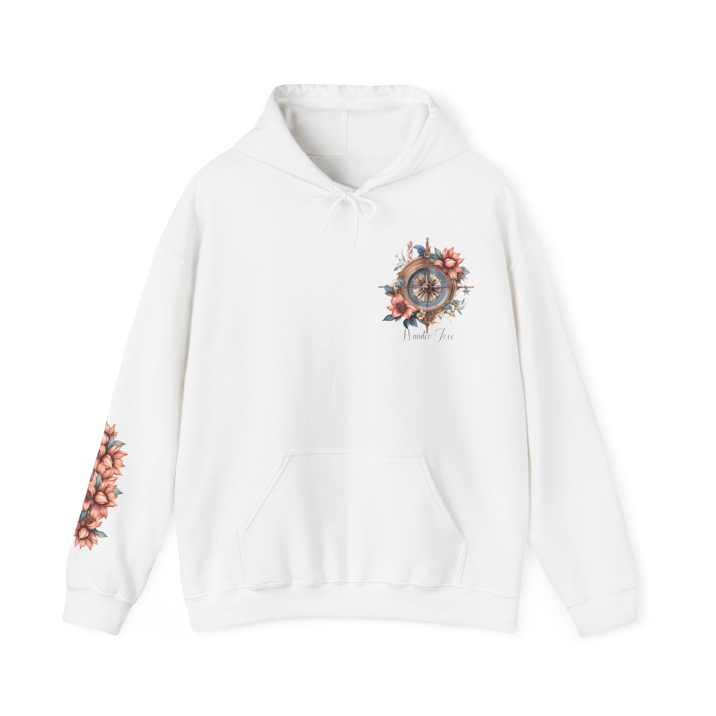 Wander Floral Compass Hoodie