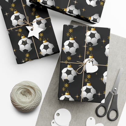 Soccer Christmas Wrapping Paper