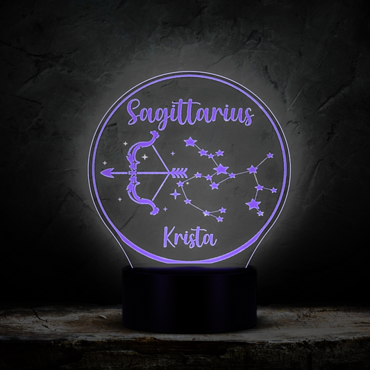 Personalized Sagittarius Light Sagittarius Gift Ideas