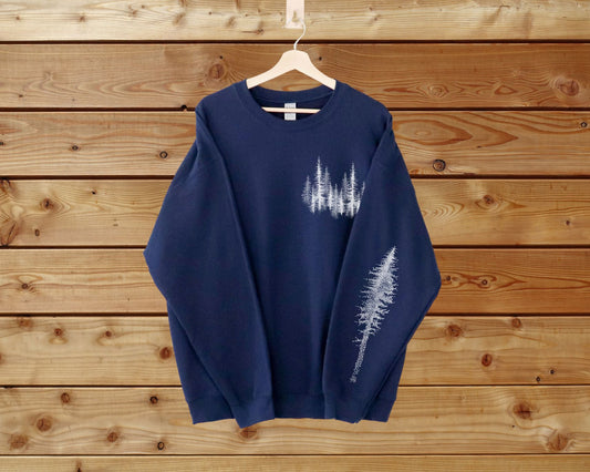 Winter Pine Sweatshirt Nature Lover Gift