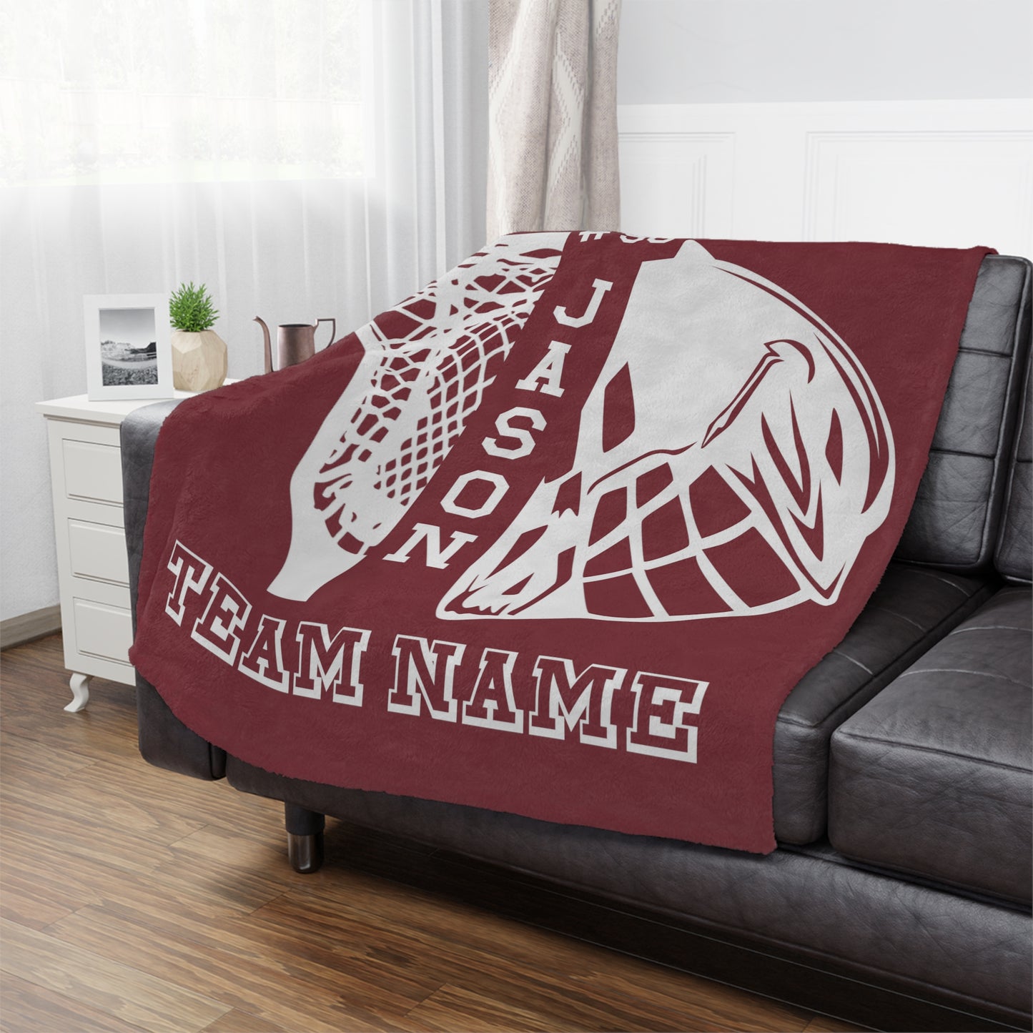 Personalized Lacrosse Blanket Lacrosse Team Gifts For Seniors