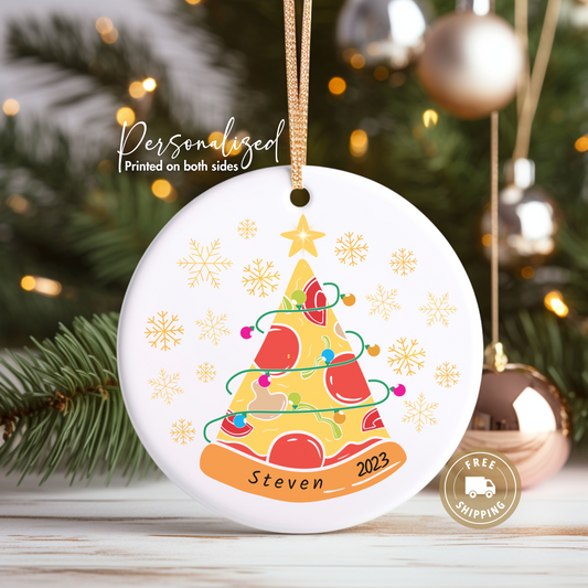 Personalized Pizza Ornament