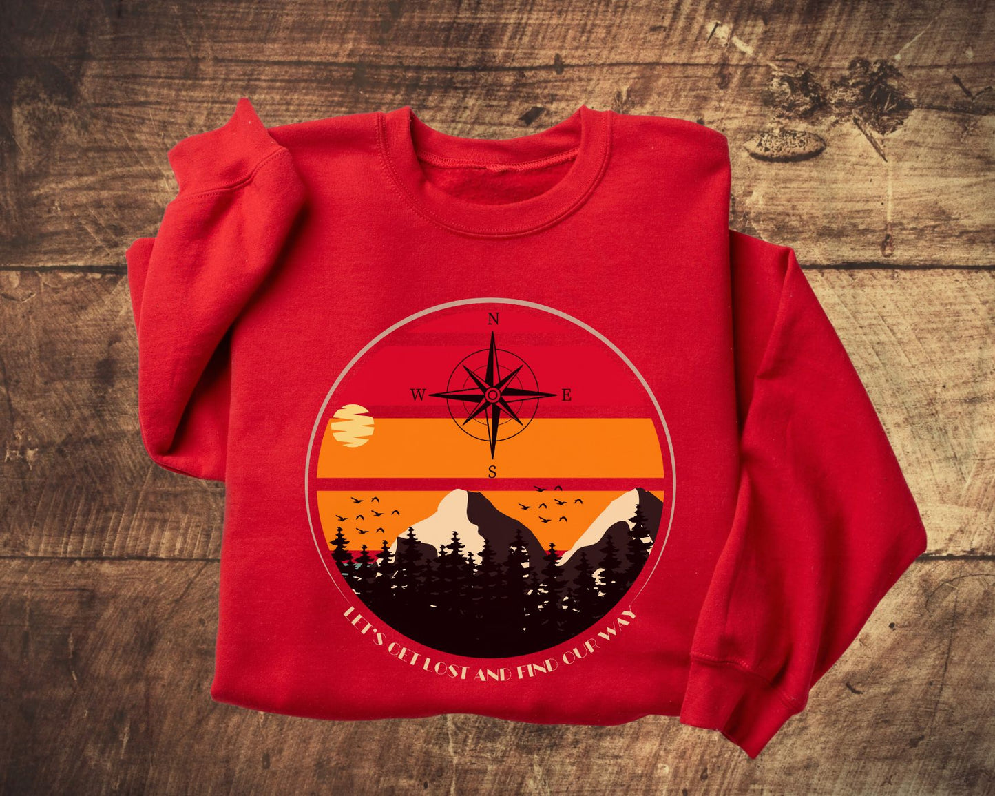 Mountain Sweatshirt Nature Lover Gift