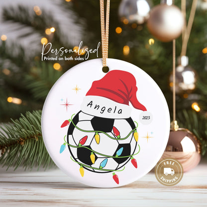 Soccer Ball Christmas Ornament