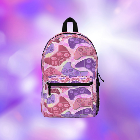 Gamer Backpack School Bag For Girls Video Gamer Gift Backpack For College Girl Backpack Pink Book Bag Cool Backpack School Gift For Daughter