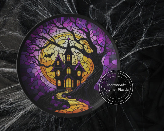 Spooky Halloween Haunted Mansion Plates Haunted House Decor