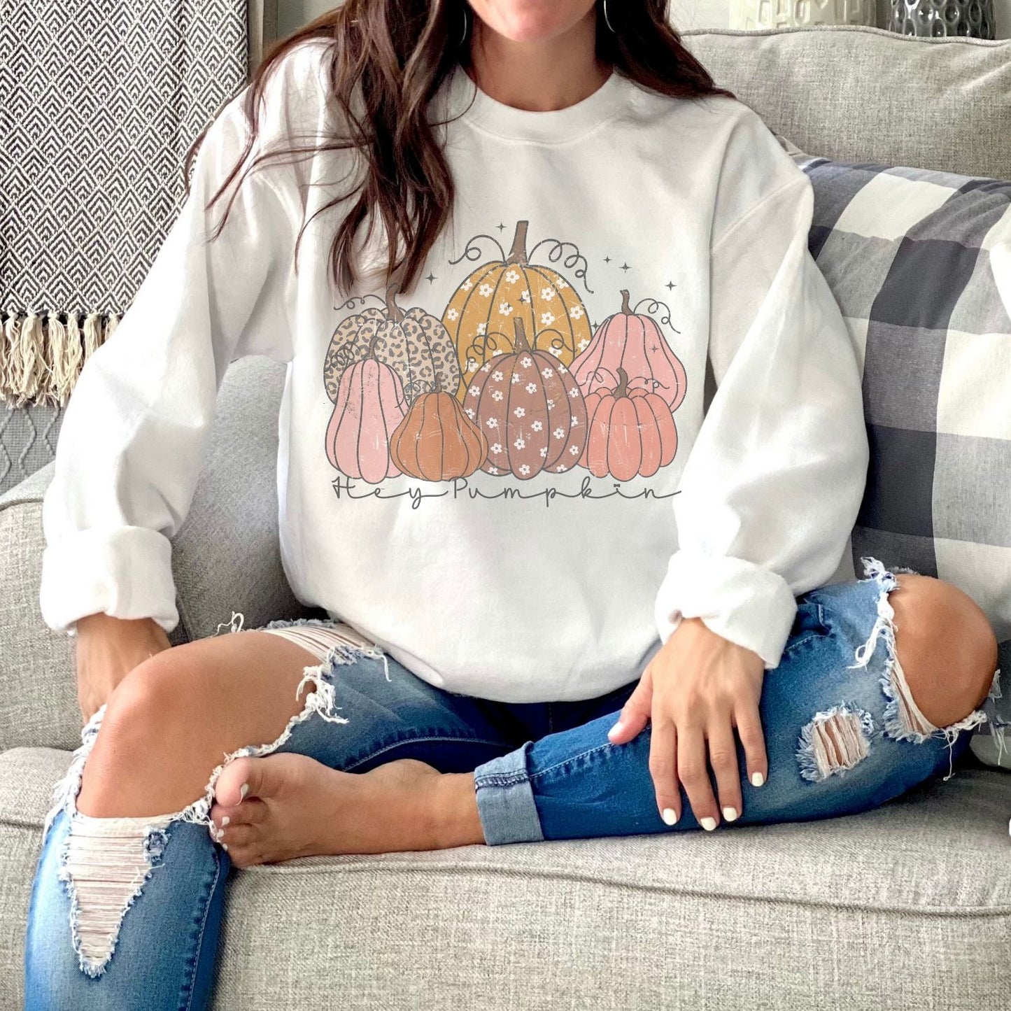 Hey Pumpkin Fall Sweatshirt