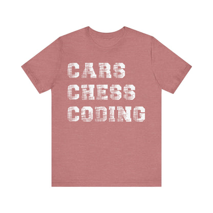 Cars Chess Coding T-Shirt