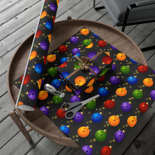 Bowling Christmas Wrapping Paper