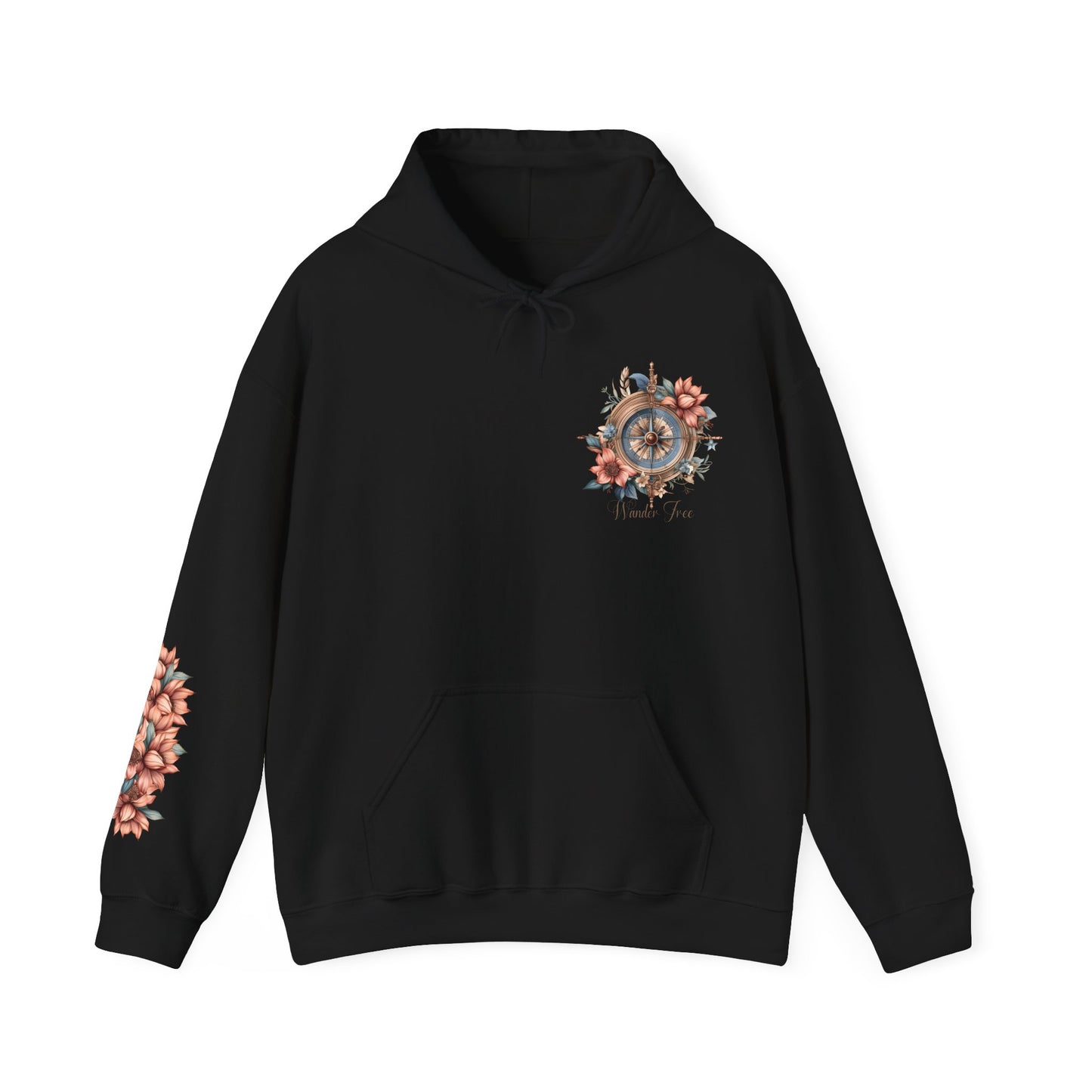 Wander Floral Compass Hoodie