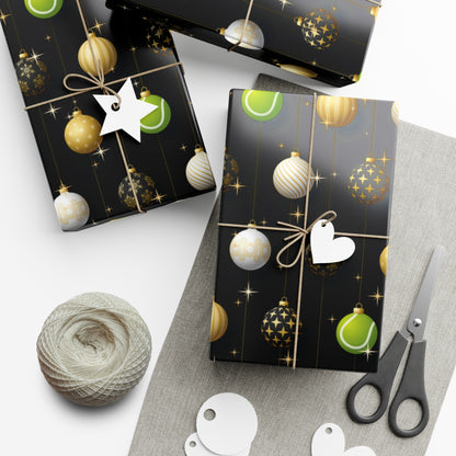 Tennis Christmas Wrapping Paper