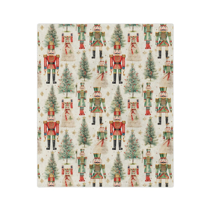 Holiday Throw Blanket Nutcracker Blanket