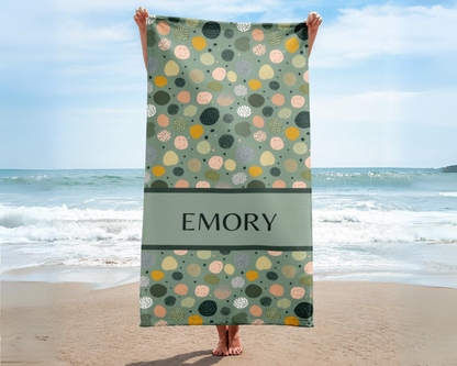 Personalized Beach Towel Custom Summer Gift,