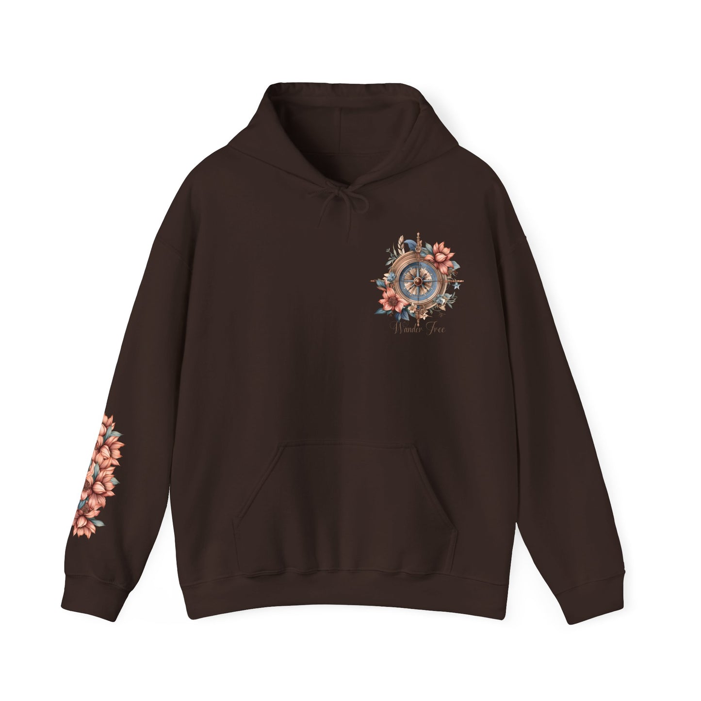 Wander Floral Compass Hoodie