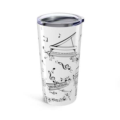 Personalized 20oz Piano Tumbler