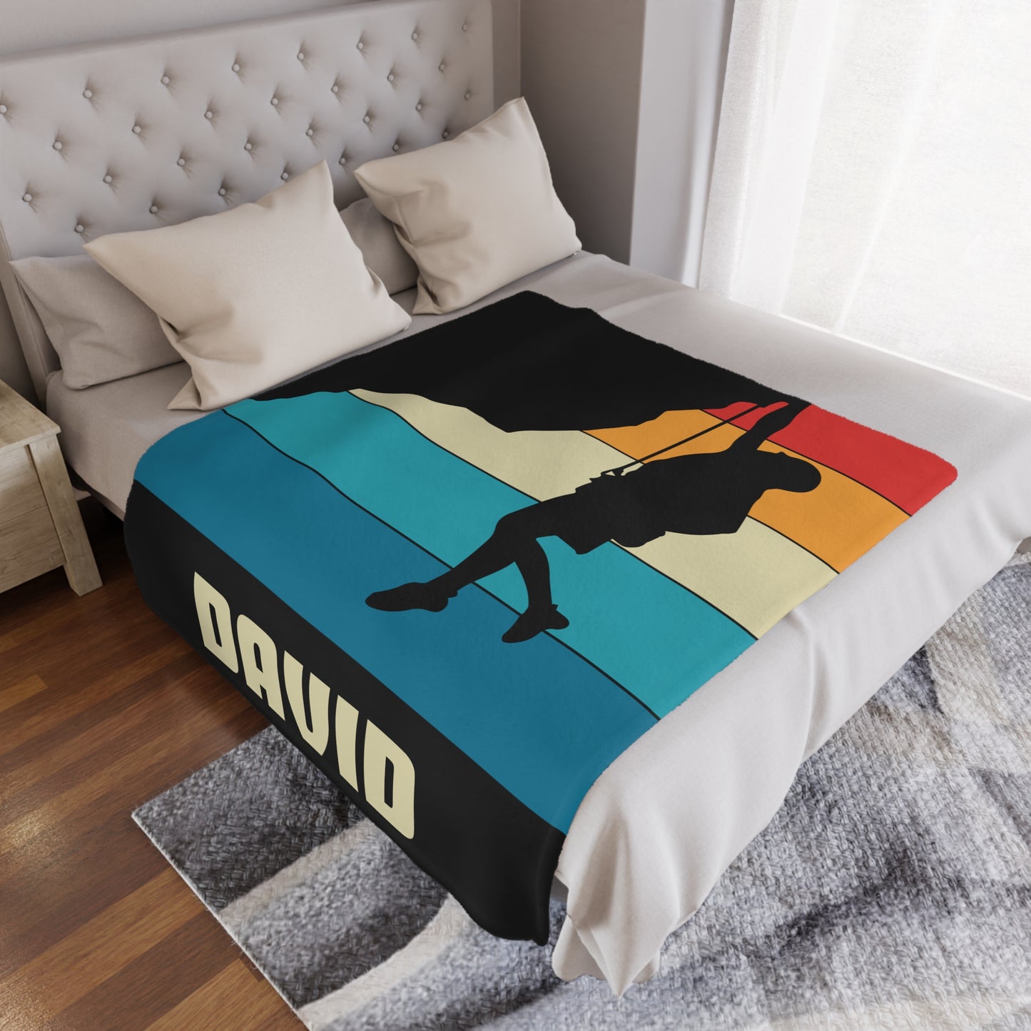 Personalized Rock Climbing Blanket Gift For Climbers