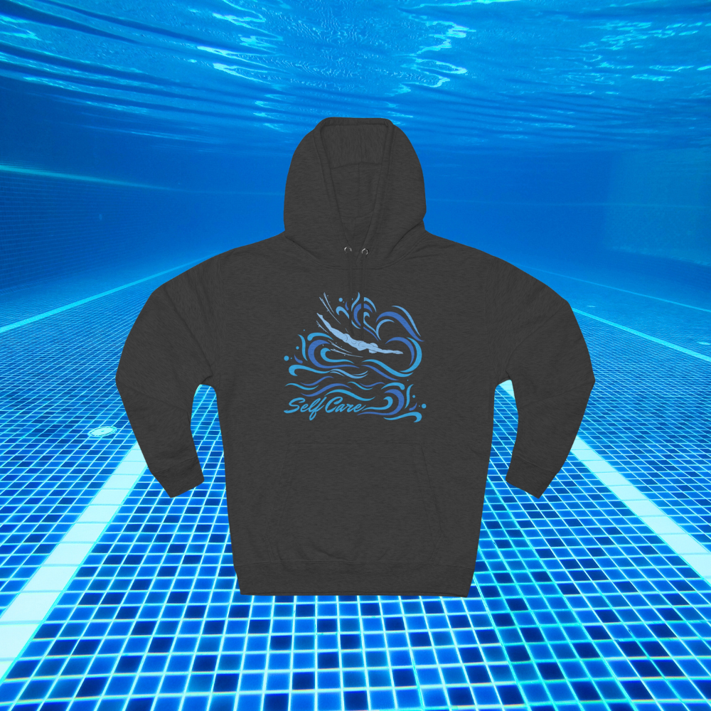 Swimmer Hooded Sweatshirt Swimmer Self Care Shirt Swimmer Gift Hooded Swim Sport Sweatshirt Swimmer Hoodie Gift For Her Swimming Sweatshirt