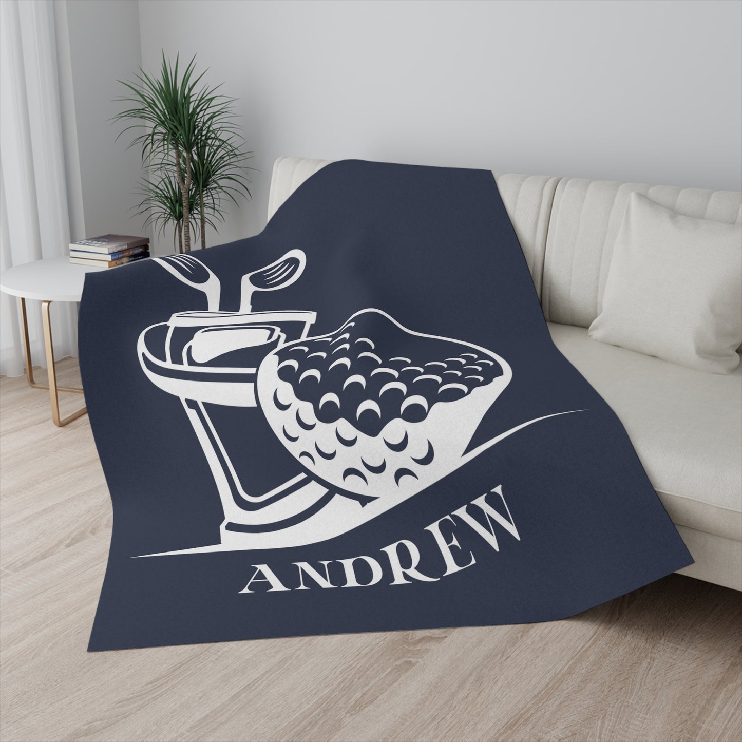 Personalized Golf Blanket Gift for Golfer