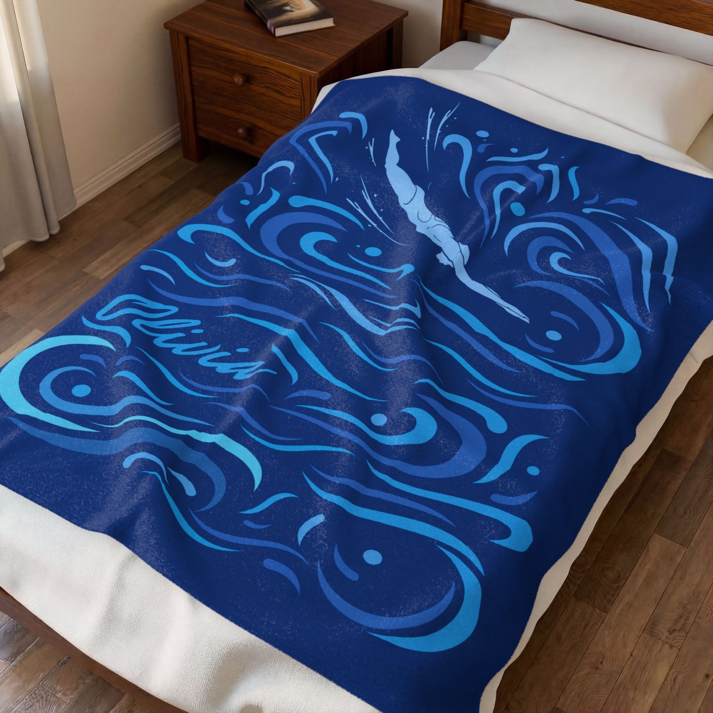 Personalized Swimmer Blanket