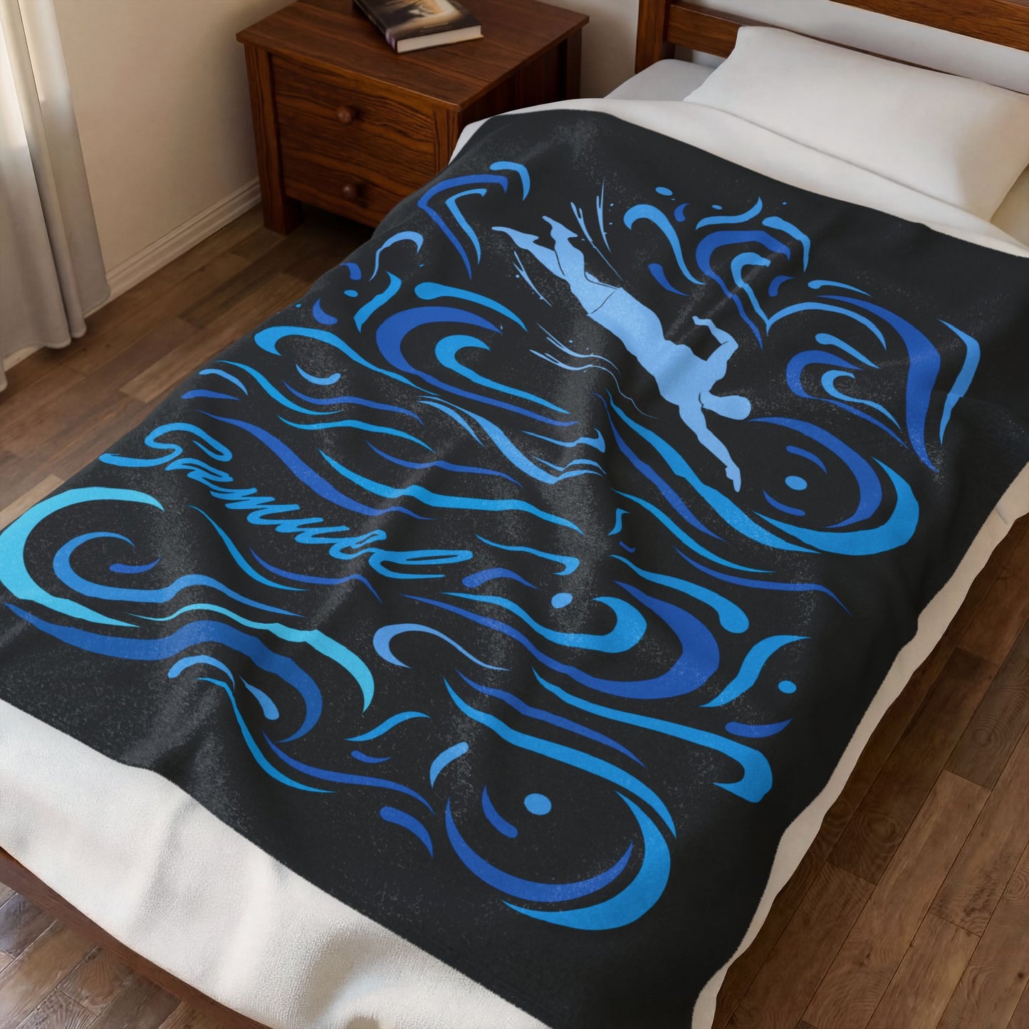 Personalized Swimmer Blanket