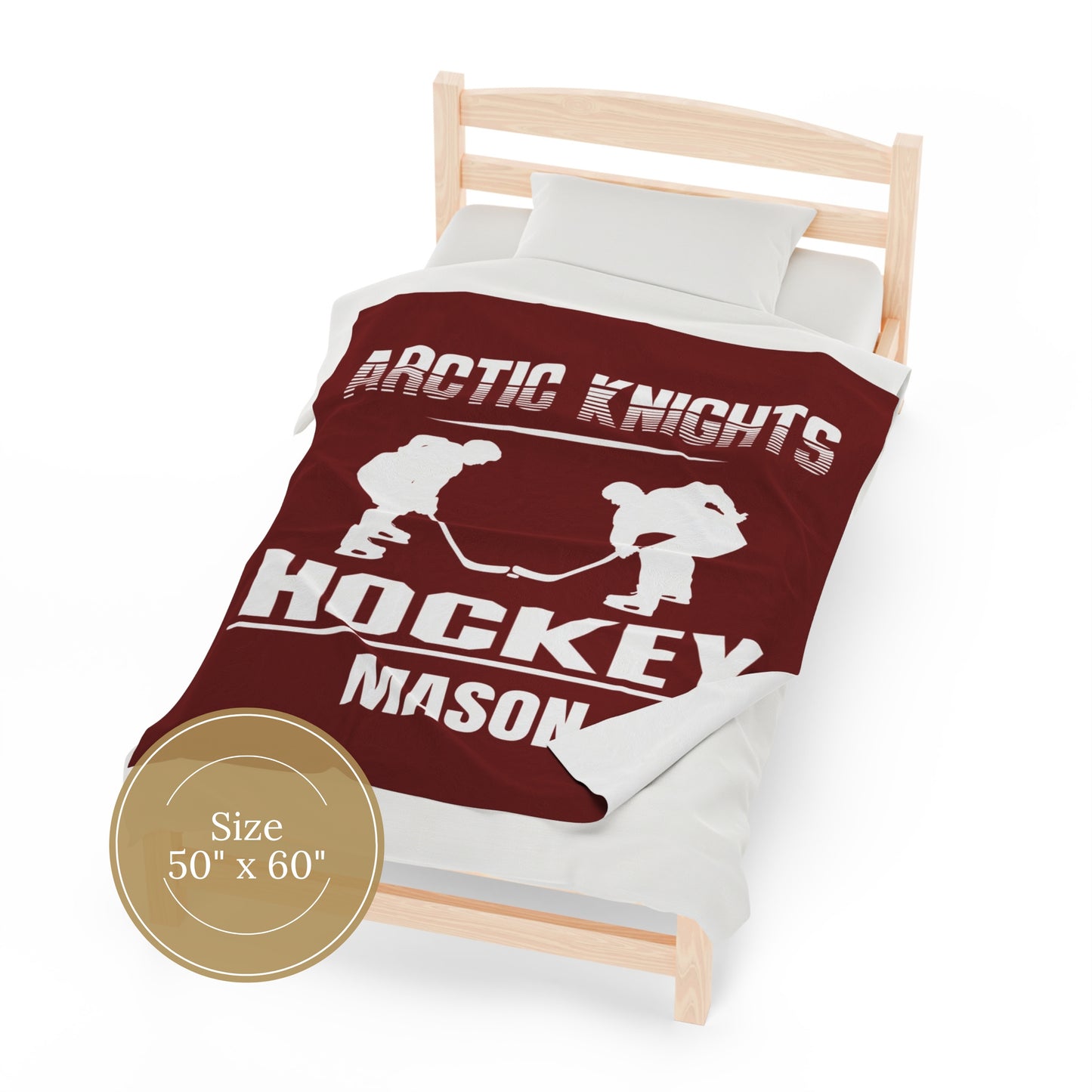 Personalized Hockey Blanket Custom Hockey Team Gift