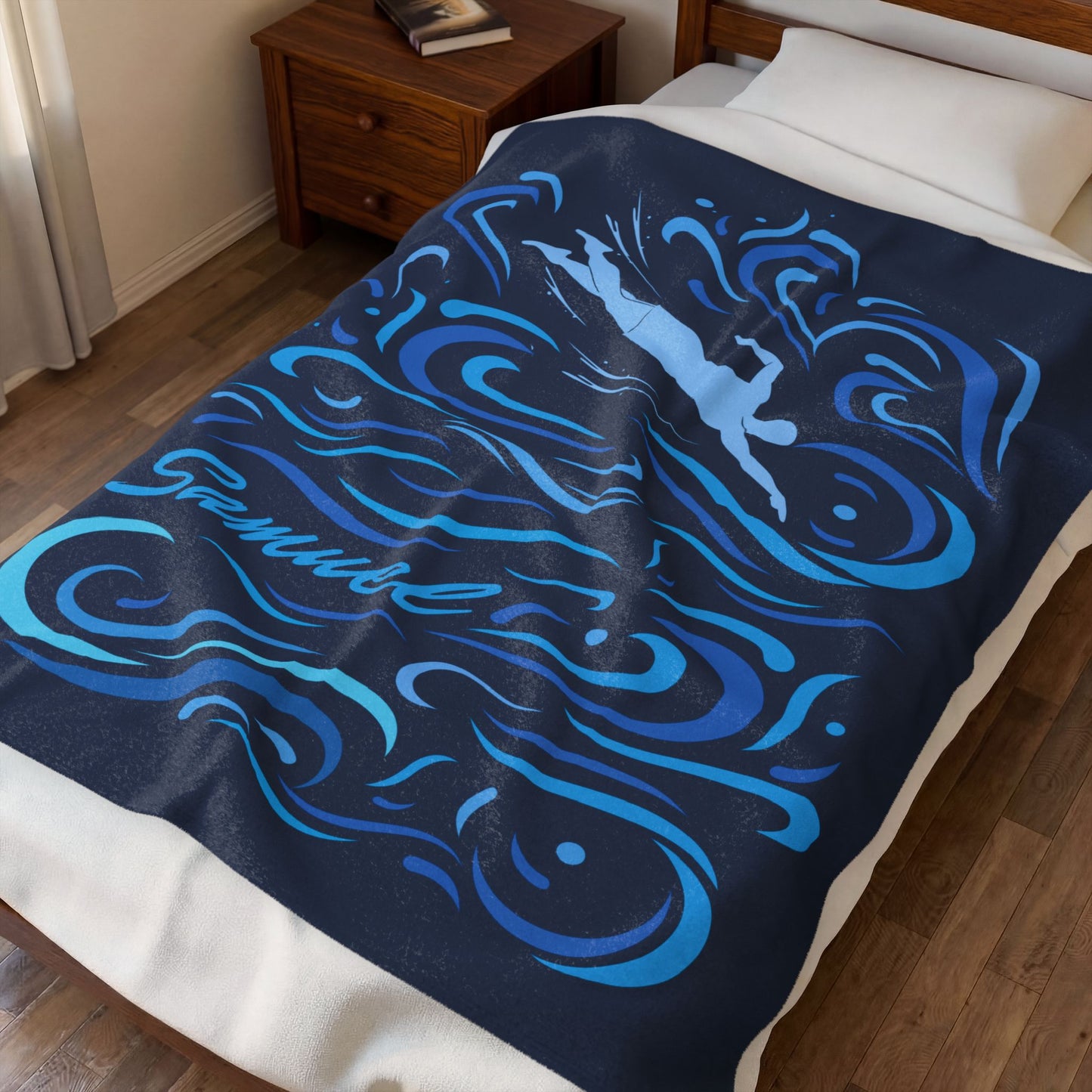 Personalized Swimmer Blanket