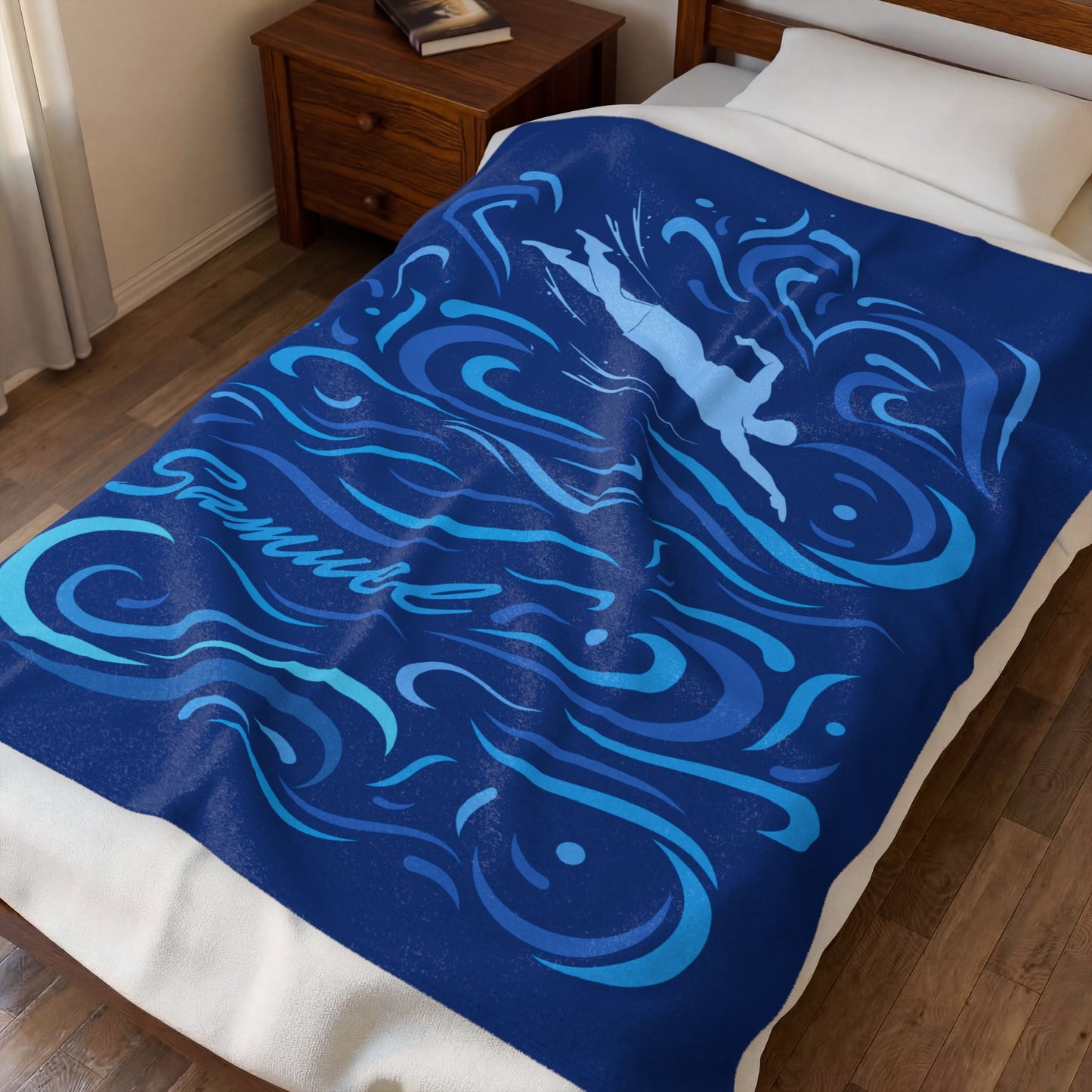 Personalized Swimmer Blanket
