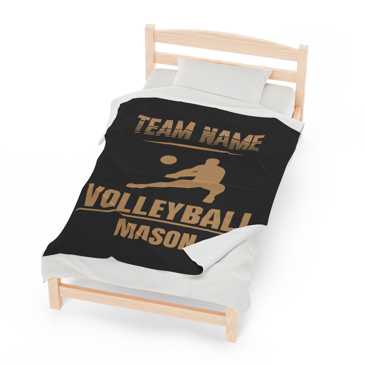 Personalized Volleyball Blanket Custom Volleyball Team Gift