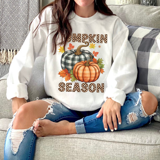 Flannel Pumpkin Season Fall Shirt Pumpkin Patch Shirt