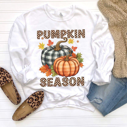Flannel Pumpkin Season Fall Shirt Pumpkin Patch Shirt