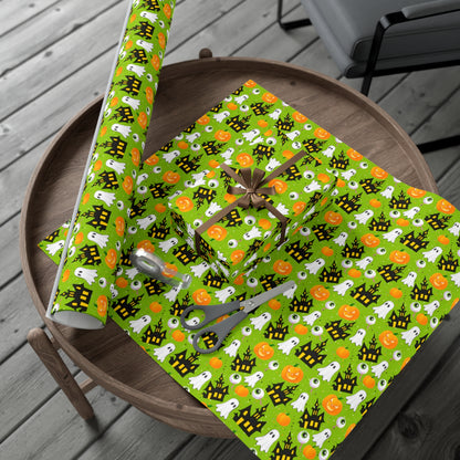 Ghost Wrapping Paper Cute Halloween Wrapping Paper 6 Foot Holiday Wrapping Paper Roll Halloween Birthday Wrapping Paper
