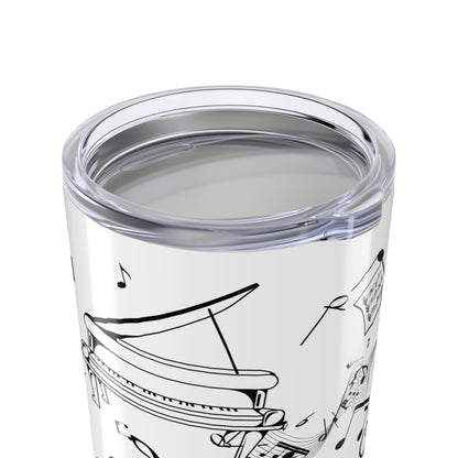 Personalized 20oz Piano Tumbler