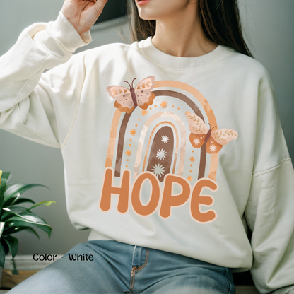 Boho Butterfly Sweatshirt Gift For Her Butterfly Pullover Gift For Daughter Butterfly Rainbow Sweatshirt Gift For Friend Boho Rainbow Shirt