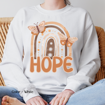 Boho Butterfly Sweatshirt Gift For Her Butterfly Pullover Gift For Daughter Butterfly Rainbow Sweatshirt Gift For Friend Boho Rainbow Shirt