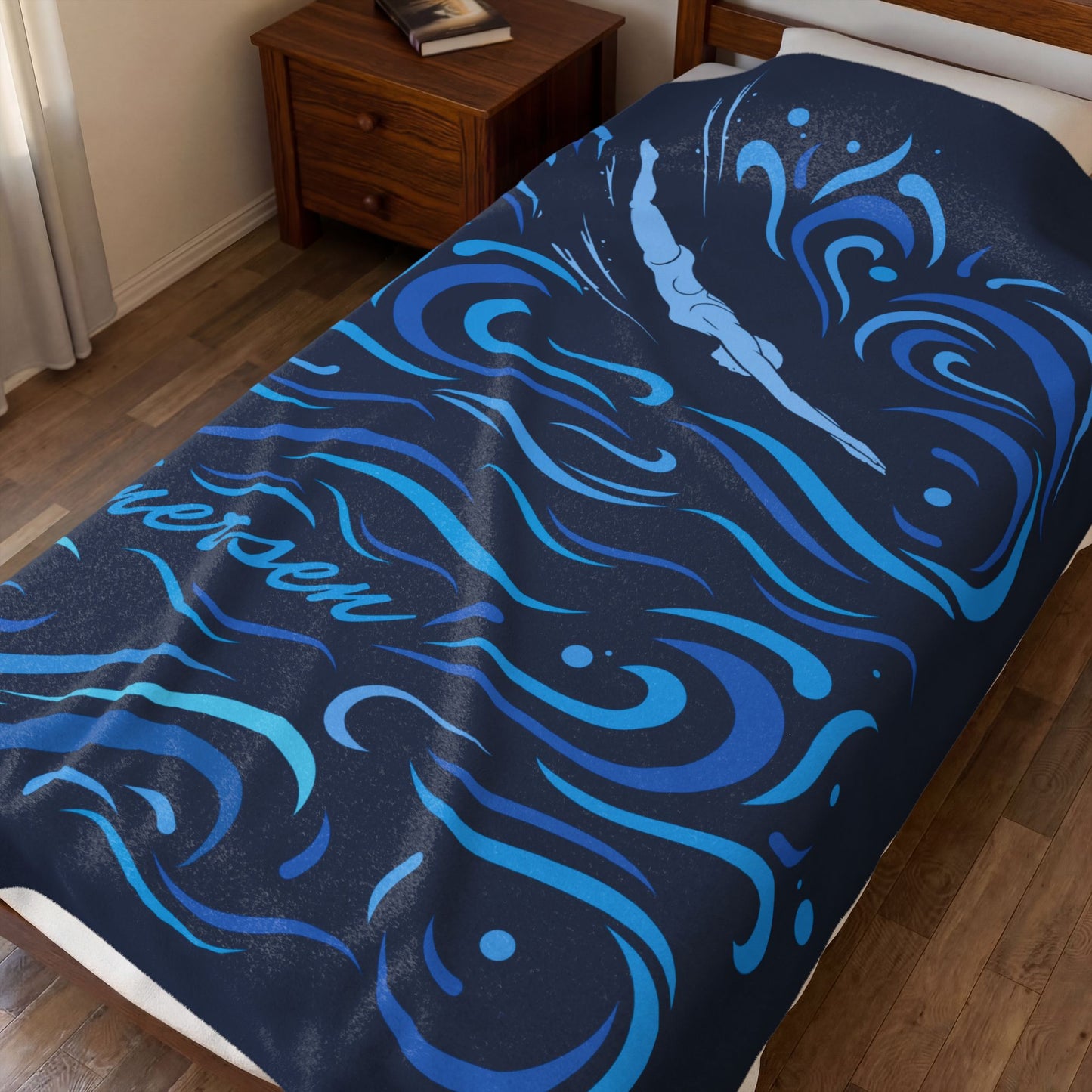 Personalized Swimmer Blanket