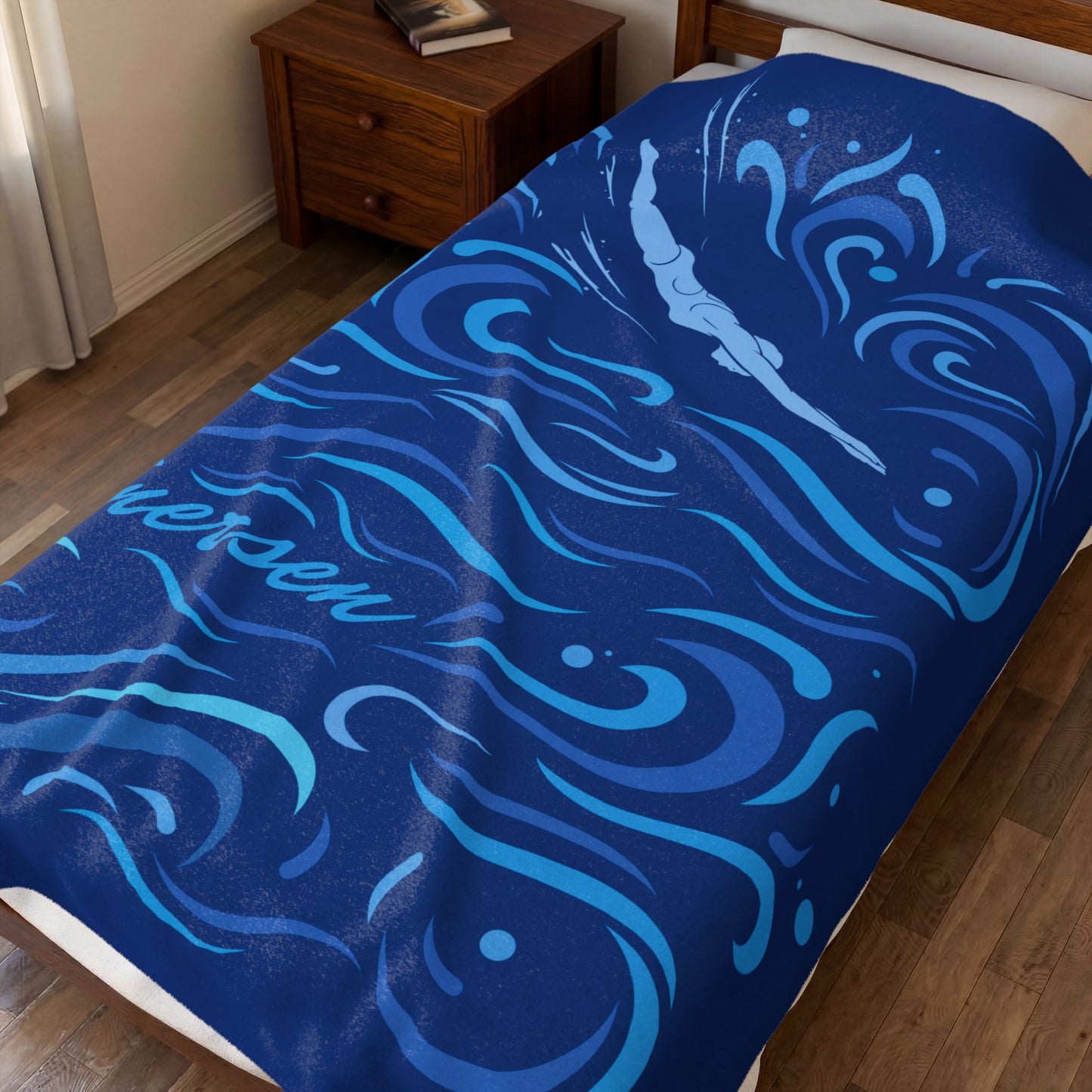 Personalized Swimmer Blanket