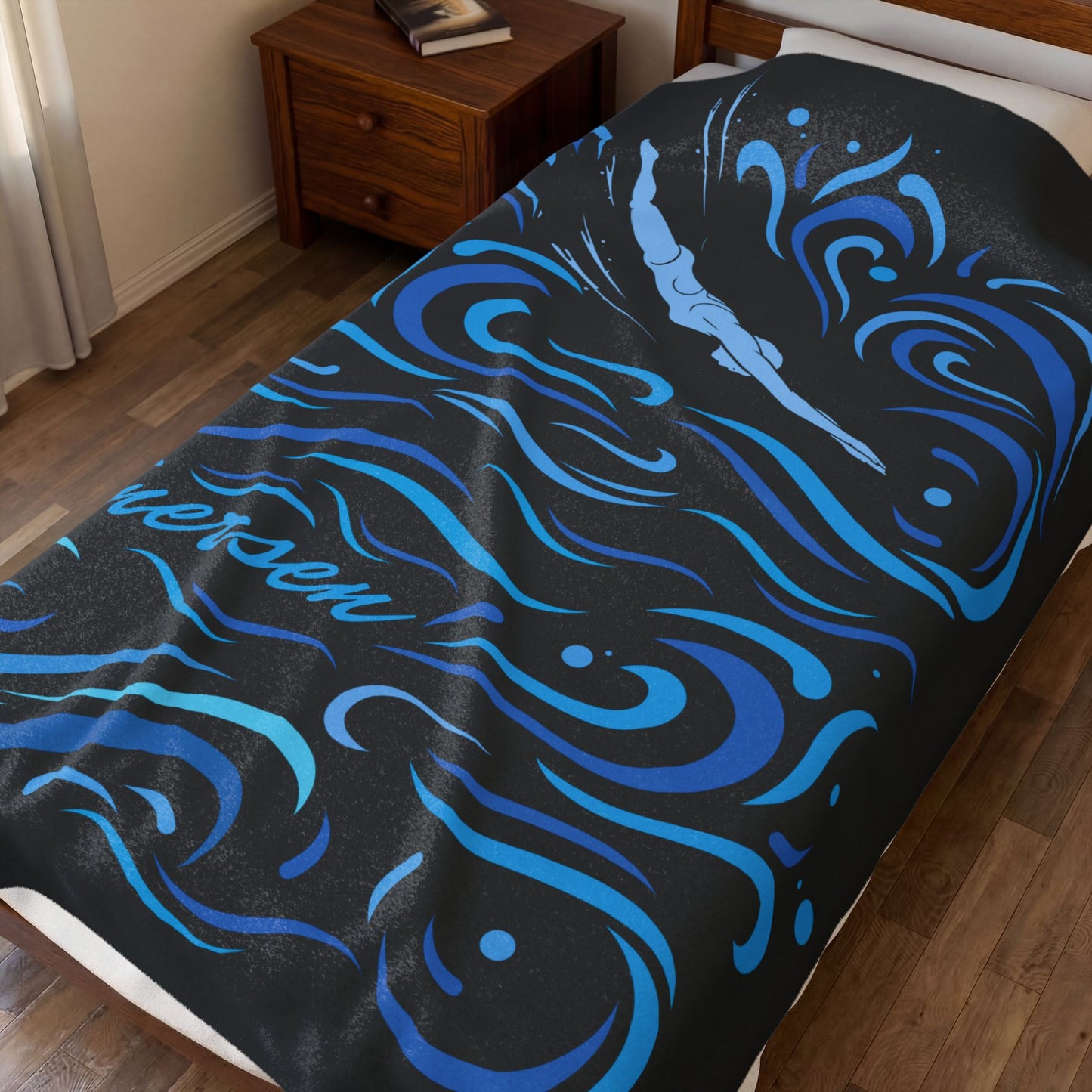 Personalized Swimmer Blanket