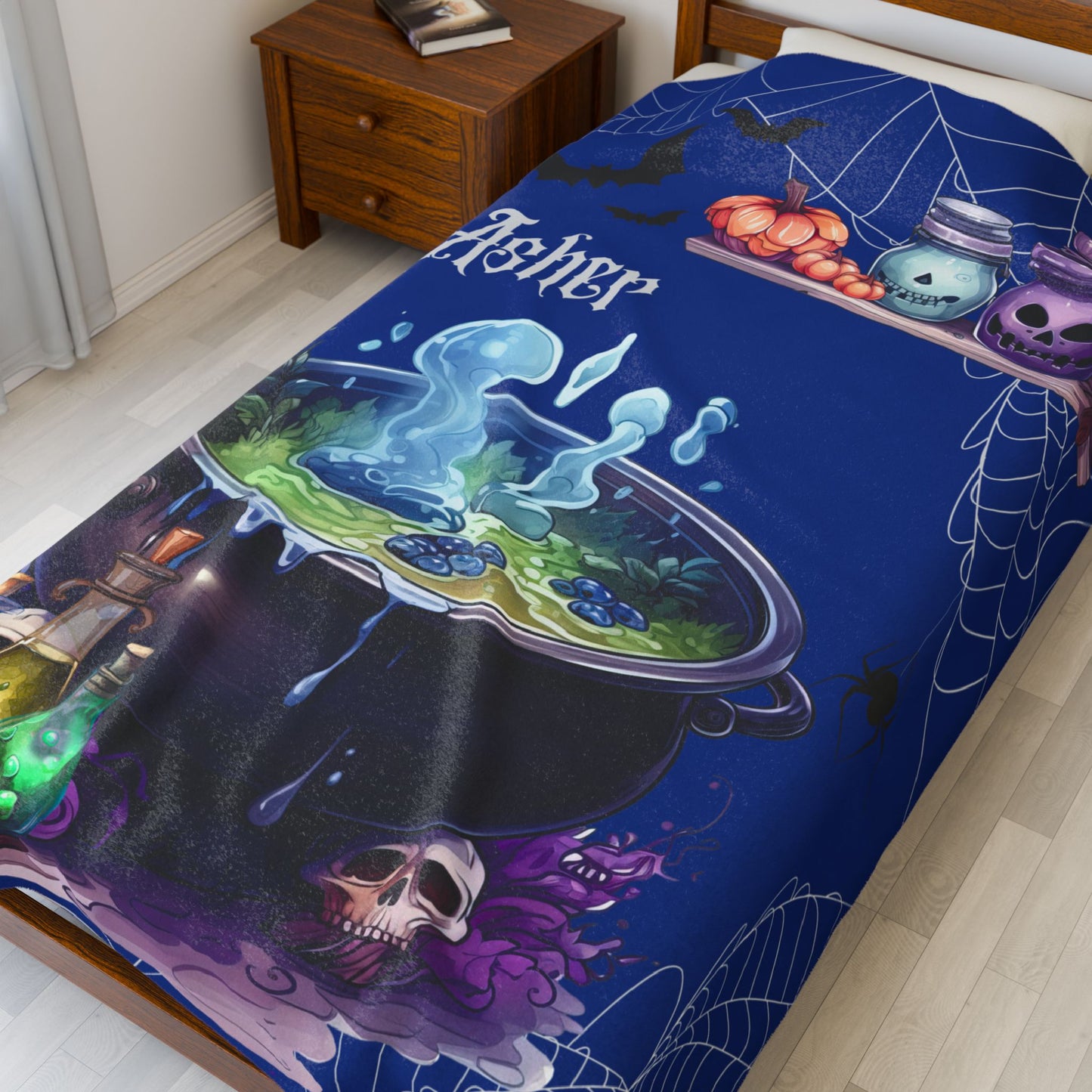 Personalized Halloween Blanket
