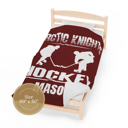 Personalized Hockey Blanket Custom Hockey Team Gift