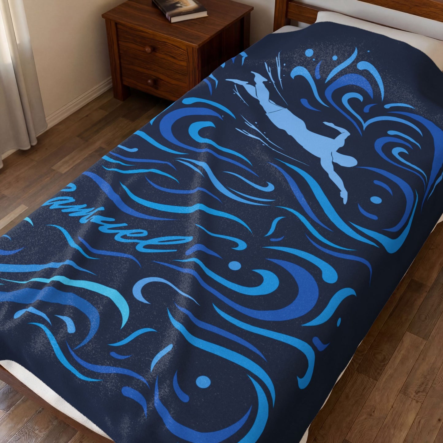 Personalized Swimmer Blanket