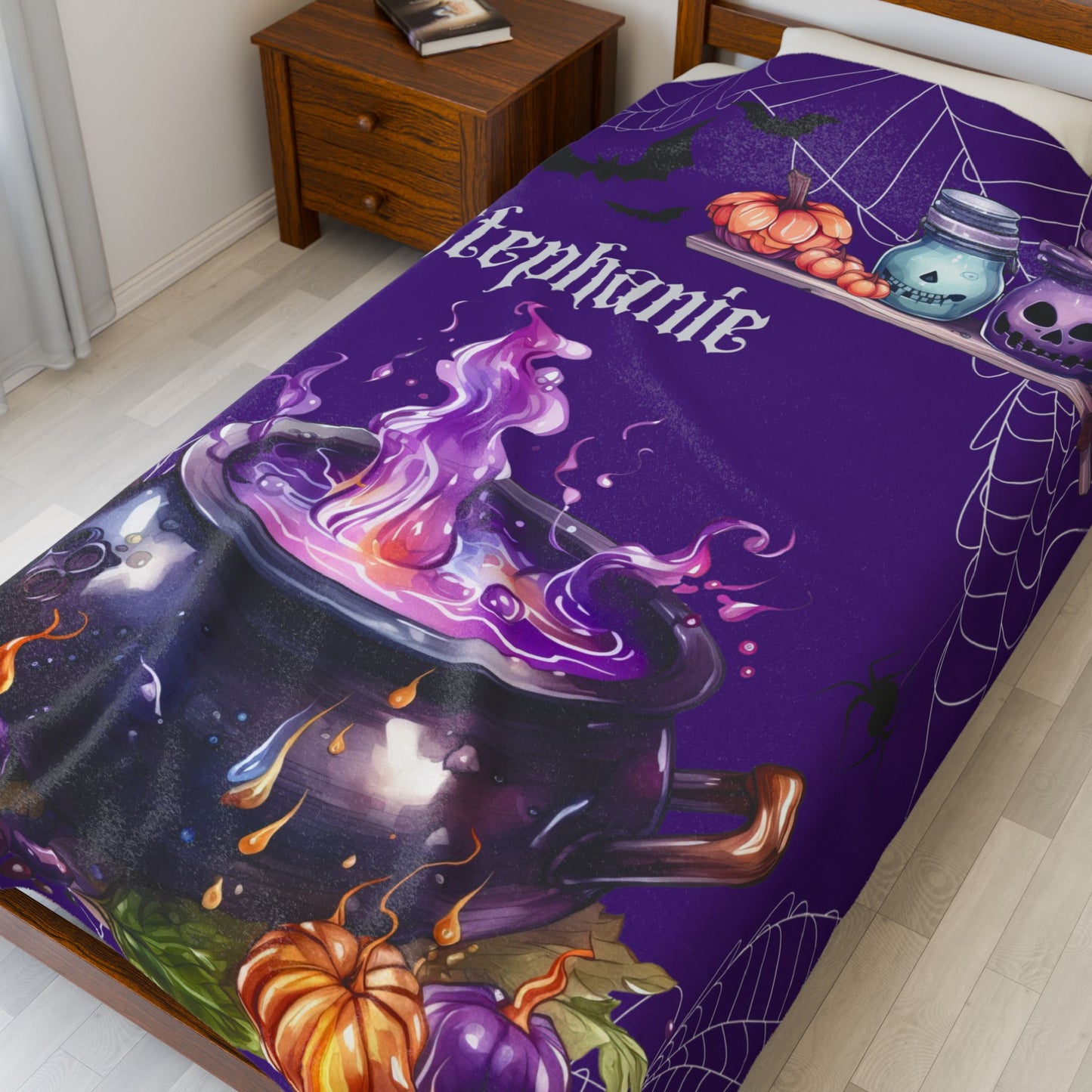 Personalized Halloween Blanket