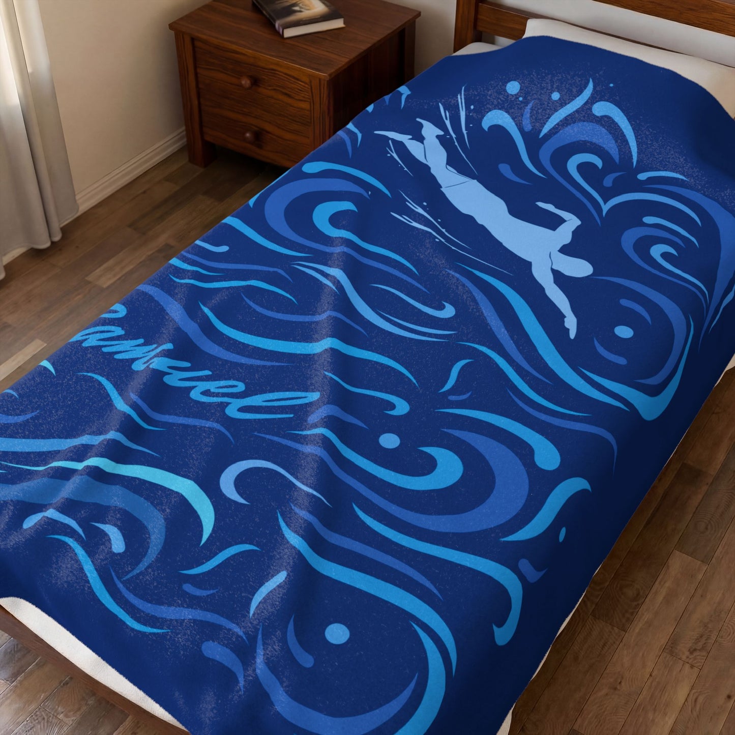 Personalized Swimmer Blanket