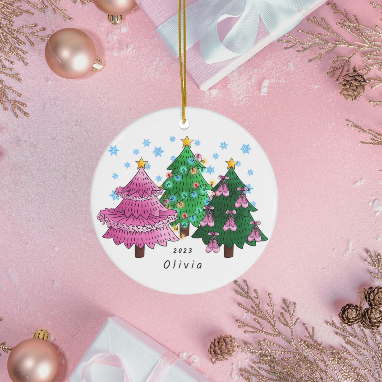 Personalized Dance Christmas Ornament