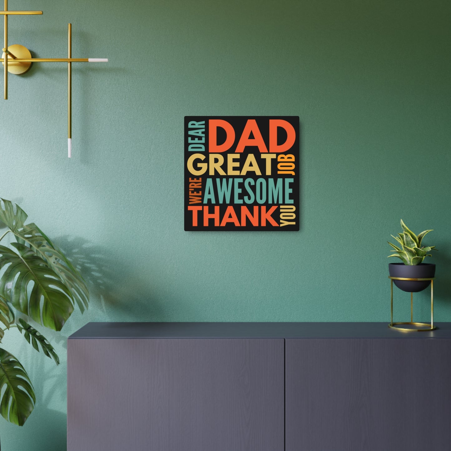 Metal Wall Art Dad Gift From Kids Funny Man Cave Sign Stepdad Gift Sarcastic Gift From Son Shop Sign Birthday Gift For Him From Daughter