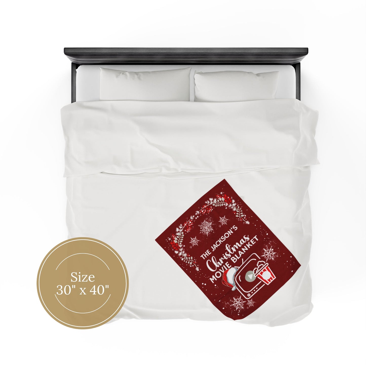 Custom Christmas Movie Blanket