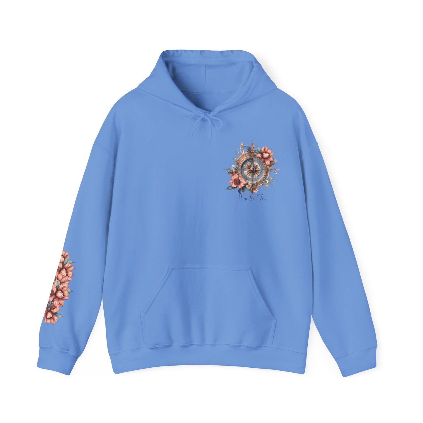 Wander Floral Compass Hoodie