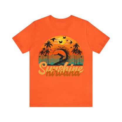 Unisex Retro Surfing Beach Shirt